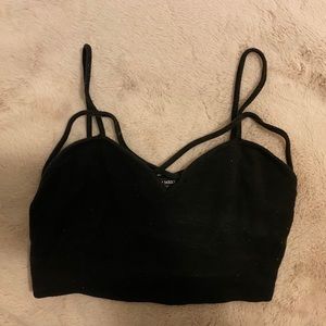 Brandy Melville Cross Cutout Bralette